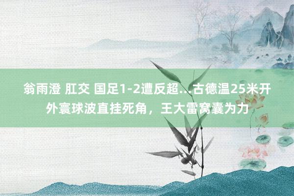翁雨澄 肛交 国足1-2遭反超...古德温25米开外寰球波直挂死角，王大雷窝囊为力